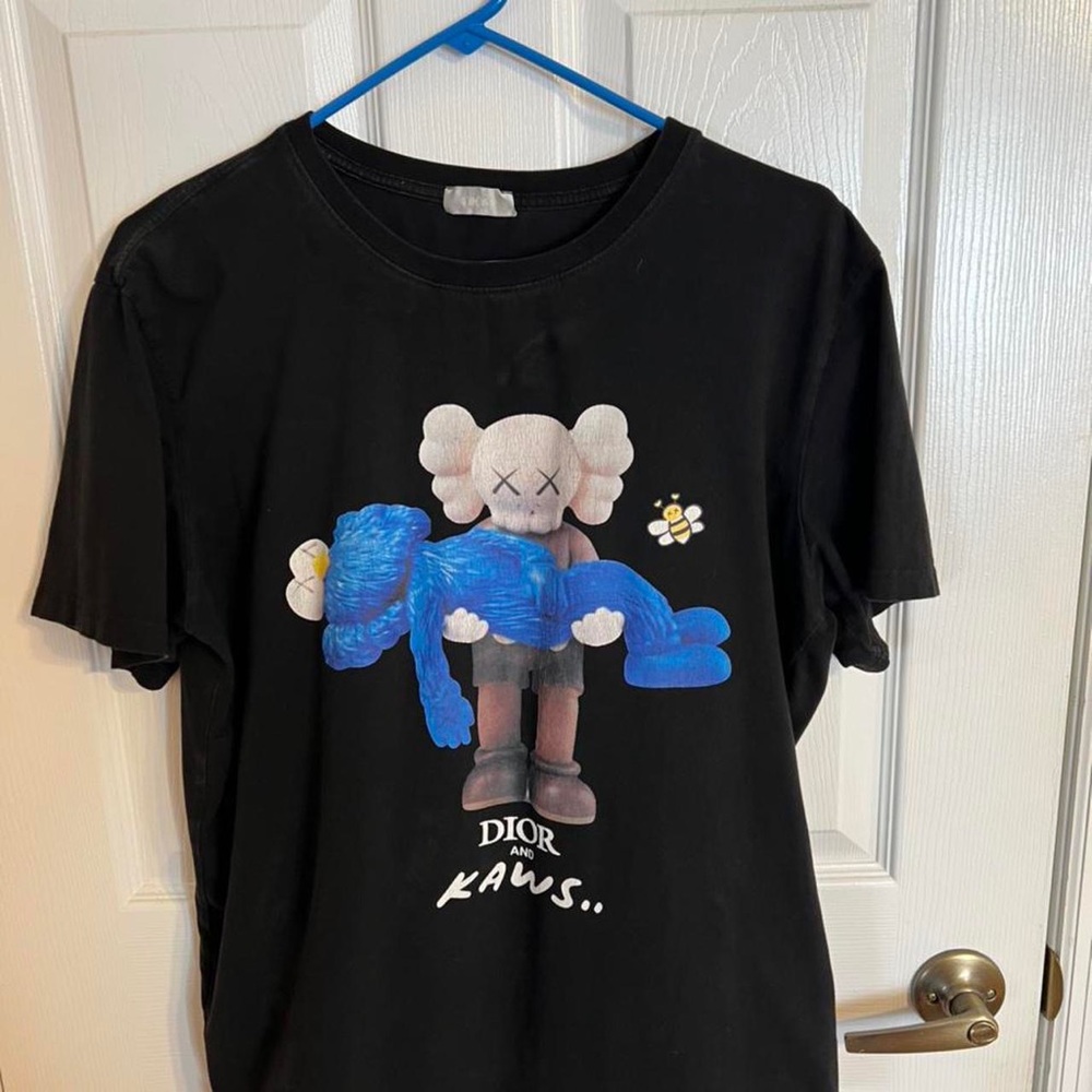Christian dior x kaws tee